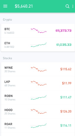 robinhood app options trading
